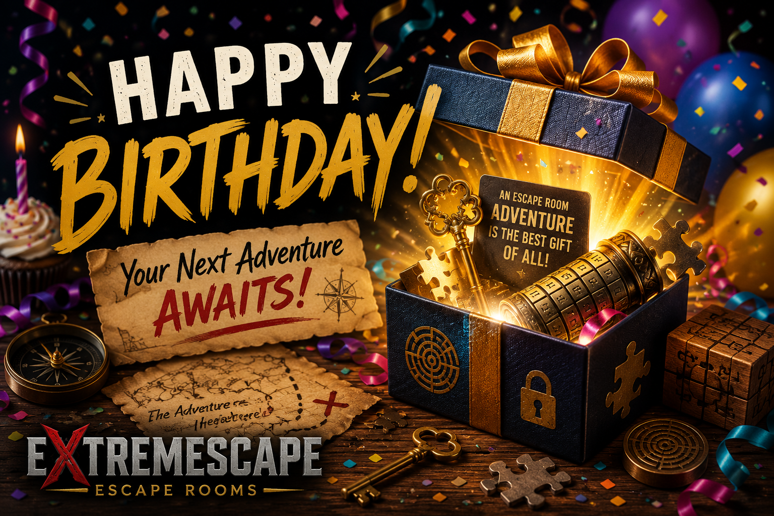 Happy birthday Extremescape Gift Vouchers