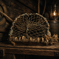 Lobster pot inside the Pirate Ship escape room at Extremescape